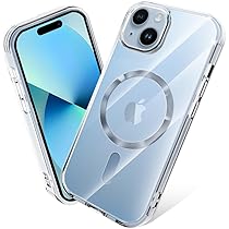 Amazon.co.jp: caiyunnlai iPhone 15 ケース MagSafe対応 クリア 耐